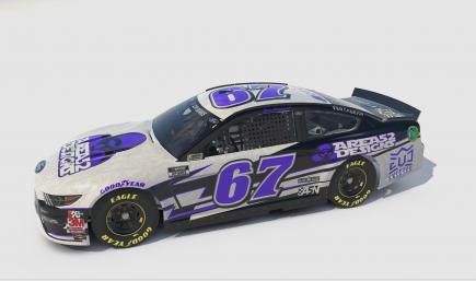 purple white black 67