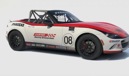 2021 Carter Racing Enterprises #08 Mazda MX5 Cup