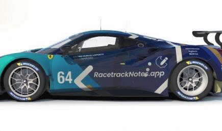 RacetrackNotes.app official launch livery