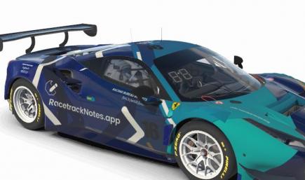 RacetrackNotes.app official launch livery