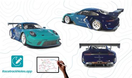 Racetrack Notes App official launch livery