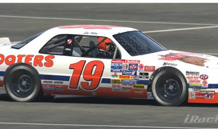 希少 ブートレガーズ BORN TO RUN ラグランT L 1994 #19 Loy Allen, Jr. Hooters Ford (Orange Numbers) - Winston