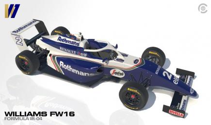 Williams FW16 1994 F1 Ayrton Senna Livery for IR-04 by Paul R
