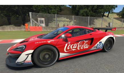 Coca Cola McLaren 570S GT4 by Erik Bolwerk - Trading Paints