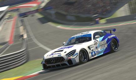 Dunder Mifflin (The Office TV Show) AMG GT4 w/IMSA decals
