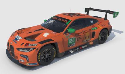 BMW M4 GT3 OrangeFoxForce Team Paint IMSA Ver.
