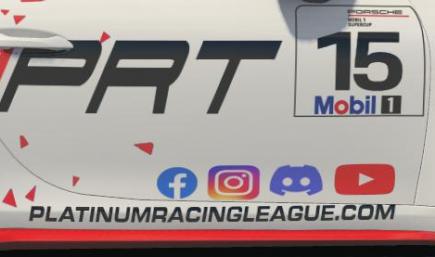 Platinum Porsche V2 no Sponsors just PRL/PEC/PRT