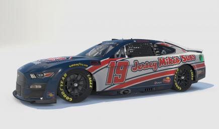 Jersey Mikes NASCAR Cup Series Next Gen Ford Mustang by Travis C