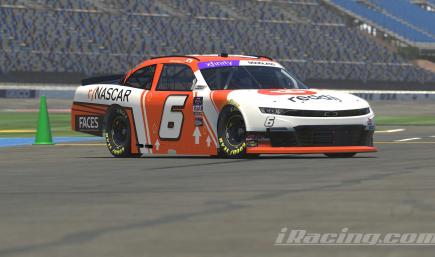 Ryan Vargas Reddit Chevrolet Camaro #6 Custom Number