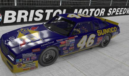 1987 Sunoco Chevrolet Monte Carlo #46 TP Racing [Custom Number]
