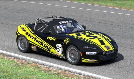 Mazda sponsored by MSI