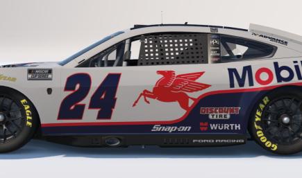 UPDATED: Fictional Ryan Blaney Next Gen Ford Mustang * NO NUMBER*