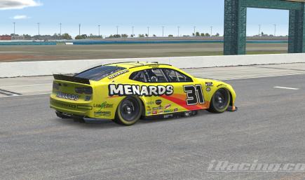 Brandon Jones 2024 Menards Yellow No Number