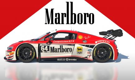 Audi R8 LMS EVO II GT3 Marlboro by Don Craig - Trading Paints