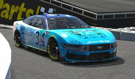 Official 2024 #34 Michael Mcdowell Margaritaville At Sea No Number