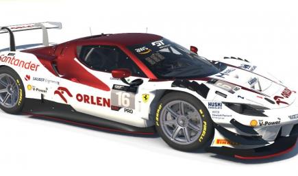 Orlen Racing Ferrari 296 GT3 - Door Number