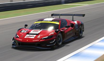 Looksmart UNI-ROBO FERRARI　スーパーGT　2024 2024 #6 UNI-ROBO BLUEGRASS FERRARI | Super GT by Maximilian Zinke