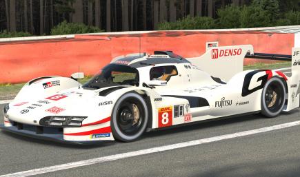Toyota GR010 Hybrid 2024 White Porsche 963 GTP