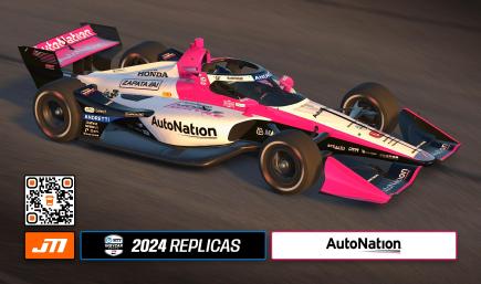 2024 Kyle Kirkwood AutoNation Mario Andretti Tribute IndyCar