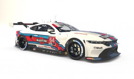 Martini Rossi Ford Mustang GT3 by Chris H. - Trading Paints