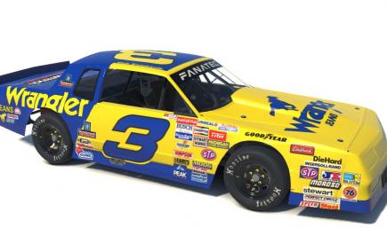Dale Earnhardt Wrangler #3 Custom Number