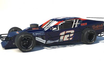 Dennis Krupski #12 2023 602 Crate Modified Riverhead Raceway