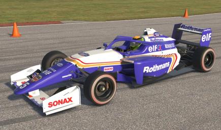1996 Williams FW18 Damon Hill by Matthew Ponto - Trading Paints