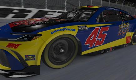 Tyler Reddick 2024 23XI #45 upper deck Darlington by Alex Jones10