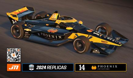 2024 Santino Ferrucci Phoenix Investors IndyCar by Jeff McKeand