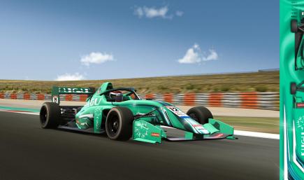 LOVE from FUGU, Caribbean Green & Aqua Airbrush Style Livery for SFLs