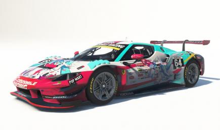 Ferrari 296 GT3 Goodsmile racing 2024