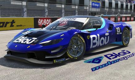 Blau Motorsports GT Open Allam Khodair & Marcelo Hahn