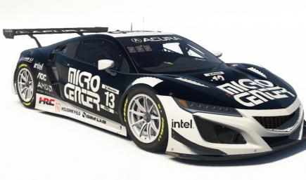 Micro Center Sim Racing Acura NSX GT3