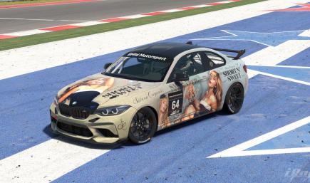 Sabrina Carpenter BMW M2 CS Racing 