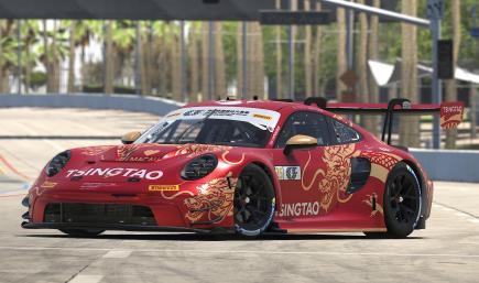 Tsingtao Absolute Racing Porsche 911 (992) GT3R (L. Vanthoor, Macau GP 2024)