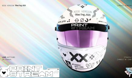Print Stream Helmet