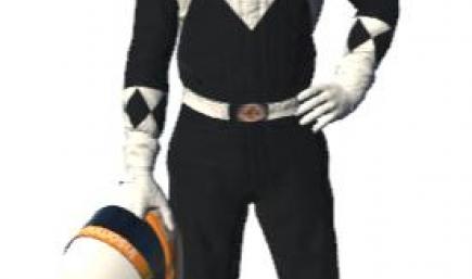 Black Mighty Morphin Power Rangers Suit