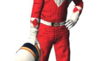 Red Mighty Morphin Power Rangers Suit