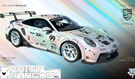 Porsche 992 Cup Print Stream