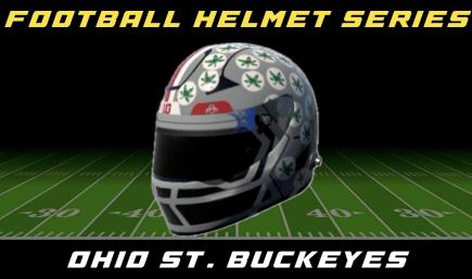 Ohio State Buckeyes Football Helmet with Stickers 
