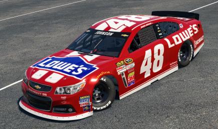 Jimmie Johnson 2014 Lowes Red Vest (Custom #)