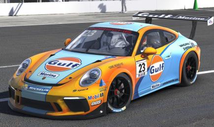 Gulf marine 21 Porsche 911 Cup
