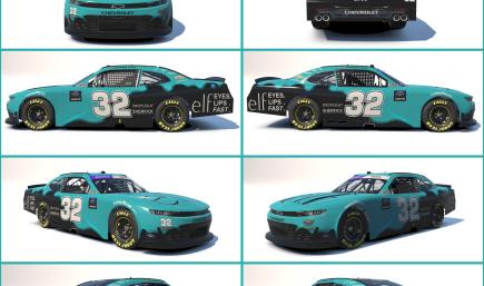 2025 #32 Katherine Legge Jordan Anderson Racing | elf Cosmetics (No #s)