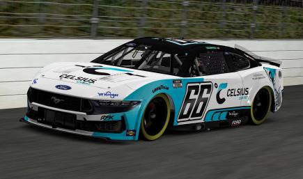 Blue Raspberry Crush Celsius Live Fit - Concept Ford Mustang