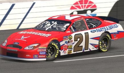 2005 Ricky Rudd Ford Motorcraft Ford Taurus (Sim Stamped - Stockcar)