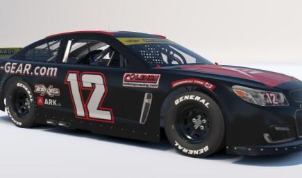 ARK-Gear.com red accent on black ARCA chevy