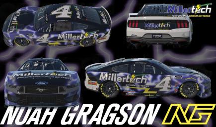 Noah Gragson 2025 Millertech Pocono Sim Stamped