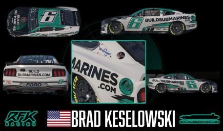 2025 Brad Keselowski BuildSubmarines.com Custom Number