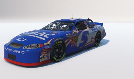 Brian Vickers GMAC 2003 BGN Monte Carlo Super Speedway Sim Stamped