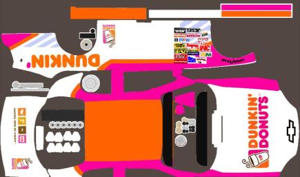 Dunkin Donuts Gen 4 Monte Carlo Paint